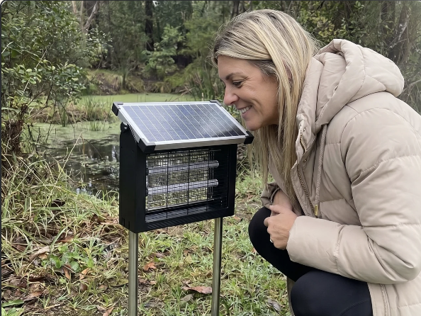 Karen S. with their YardHaven Nightguard